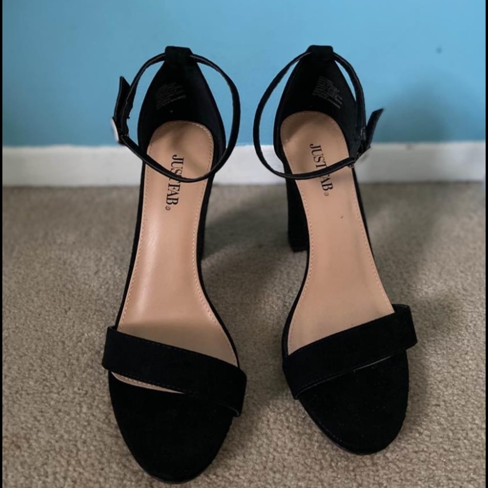 Black Suede Heels